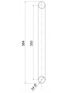 Juego Tirador Acero Inoxidable Codo Simple Serie Premier 2