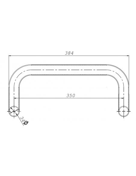Juego Tirador Acero Inoxidable Doble Codo Serie Premier