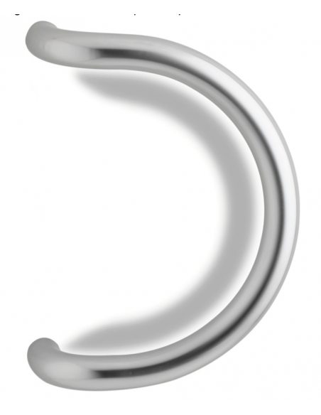 Juego Tirador Acero Inoxidable Semicircular Serie Premier