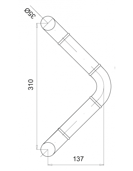 Juego Tirador Aluminio Rombo Serie Palma