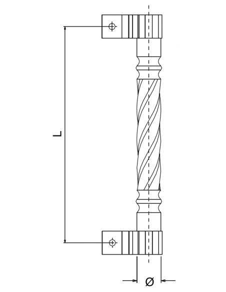 Juego Tirador Aluminio Serie Teide