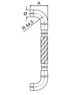 Juego Tirador Aluminio Codo Simple Serie Olimpic 2