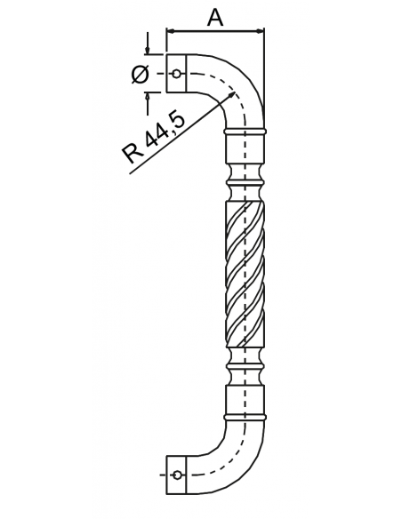 Juego Tirador Aluminio Codo Simple Serie Olimpic
