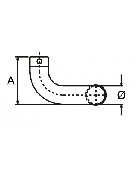 Juego Tirador Acero Inoxidable Codo Doble Serie Palma