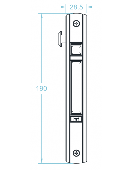 Cierre embutido 319 Muelle