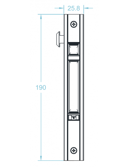 Cierre embutido 218 Muelle