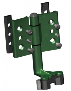 Juego Bisagra Rueda Patín PG100 SERIE PLEGABLE 2