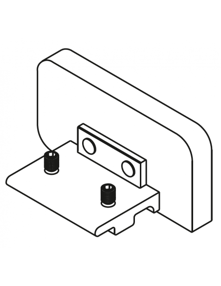 TAPA PARA PASAMANOS 60x40 SERIE  D´GLASS CERO
