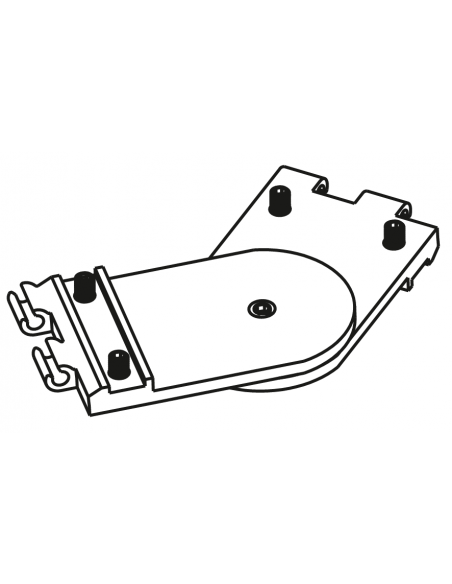ESCUADRA COMPÁS 2 POSICIONES SERIE D´GLASS CERO