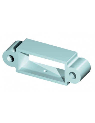 SOPORTE LATERAL RECTANGULAR 51X21 SERIE  D´GLASS CERO