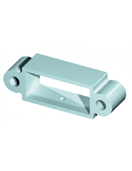 SOPORTE LATERAL RECTANGULAR 51X21 SERIE  D´GLASS CERO