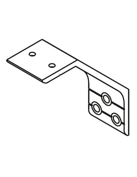 SOPORTE BARANDILLA SERIE  D´GLASS CERO