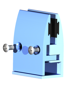 PINZA SUJECIÓN CRISTAL SERIE  D´GLASS CERO