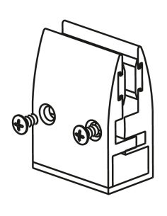 PINZA SUJECIÓN CRISTAL SERIE  D´GLASS CERO 2