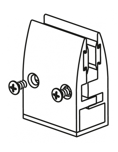 PINZA SUJECIÓN CRISTAL SERIE  D´GLASS CERO