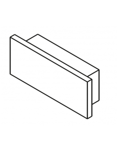 TAPON TRAVESAÑO 51X21 SERIE D´GLASS CERO