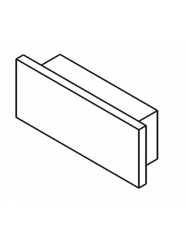TAPON TRAVESAÑO 51X21 SERIE D´GLASS CERO