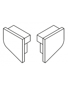 JUEGO TAPONES PARA ANCLAJE CRISTAL SERIE D´GLASS CERO