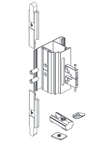 KIT SIMPLE DE HOJA APERTURA EXTERIOR CAMARA EUROPEA