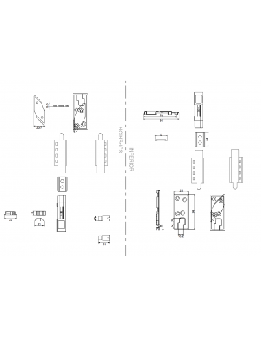 KIT DOBLE DE HOJA  CAMARA 4000-6000 APERTURA EXTERIOR