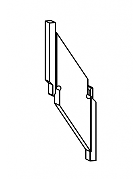 JUEGO DE TACOS DE UNIÓN LAMAS ROMBOIDE DE MALLORQUINA
