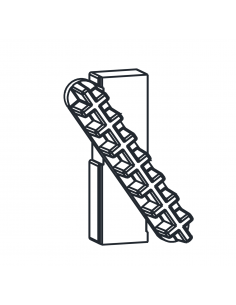 JUEGO DE TACOS PORTALAMAS DE MALLORQUINA (SUJECIÓN INTERIOR) 2