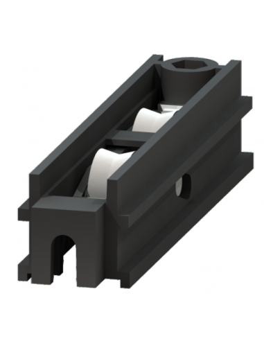 CARCASA PLASTICA TANDEM REGULABLE RODAMIENTO AGUJA ref: 137