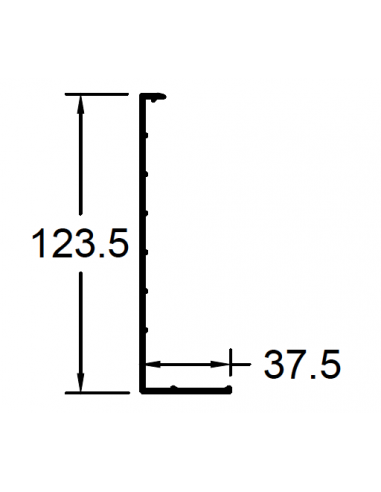 Tapa Zócalo 120mm DG45