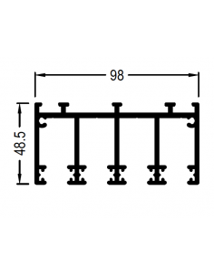 Marco Superior 4 carriles DG20