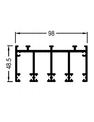Marco Superior 4 carriles DG20