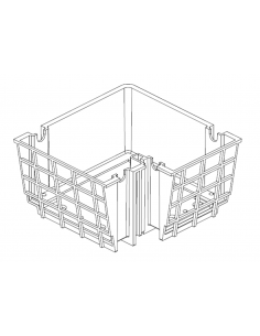 Esquina desagüe sin salida DG220TF