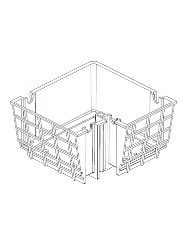 Esquina desagüe sin salida DG220TF