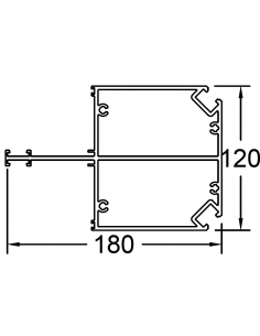 Travesaño central pérgola DG220TF