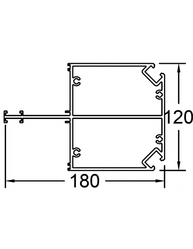 Travesaño central pérgola DG220TF