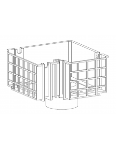Esquina desagüe con salida DG220TF