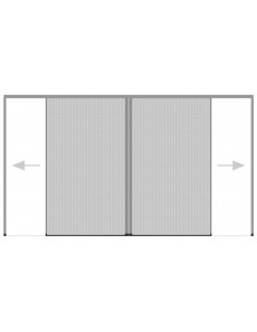 Mosquitera doble lateral 2 hojas