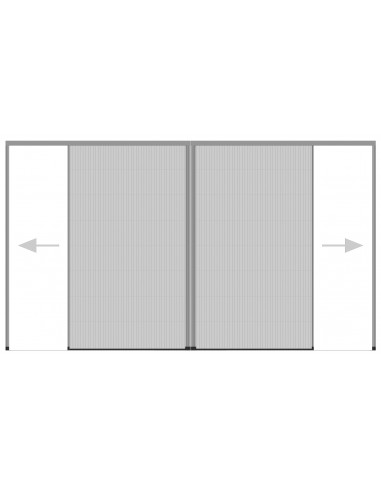 Mosquitera doble lateral 2 hojas