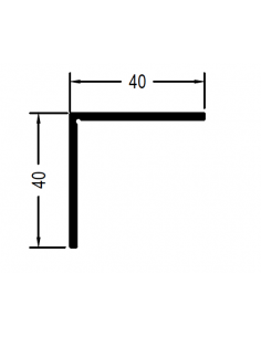 Angulo de 40 x 40 x 2.0mm