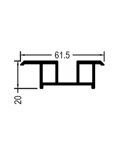 Guía Inferior  Empotrable BRISA