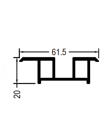 Guía Inferior  Empotrable BRISA