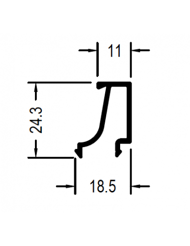 Junquillo Recto 11mm