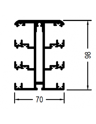 Guía Central 3 Carriles TM16 Y TMV16