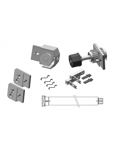 Kit motorizado 2 calles con motor