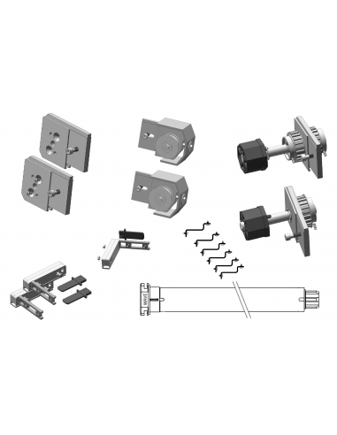 Kit motorizado 3 calles con motor