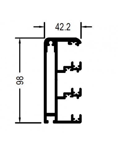 Guía Lateral 3 Carriles TM16 Y TMV16