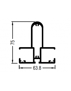 Fijo Alomado policarbonato 16 TM16 Y TMV16