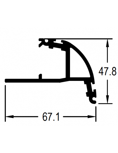 Travesaño sin Canalón TM16 Y TMV16