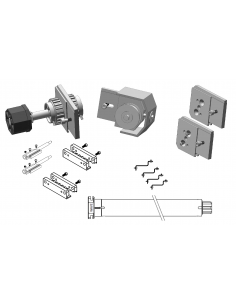 Kit motorizado para cristal 2 calles con motor