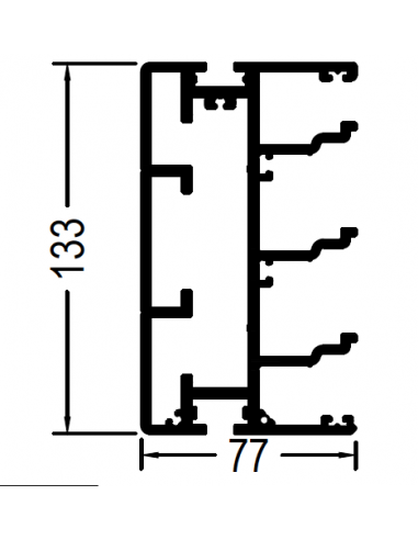 Guía Lateral 3 Carriles DG26