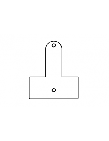 Tapa perfil lomo techo fijo